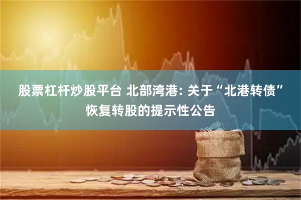 股票杠杆炒股平台 北部湾港: 关于“北港转债”恢复转股的提示性公告