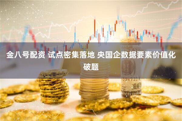 金八号配资 试点密集落地 央国企数据要素价值化破题