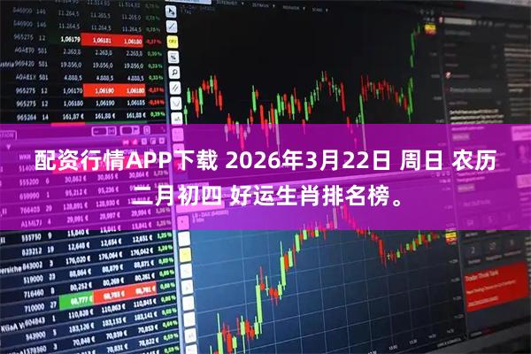 配资行情APP下载 2026年3月22日 周日 农历二月初四 好运生肖排名榜。